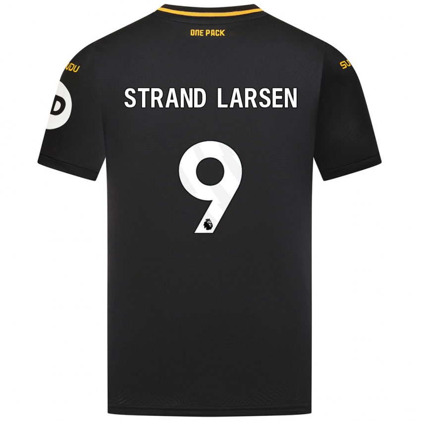 Pánské Jørgen Strand Larsen #9 Černý Daleko Hráčské Dresy 2024/25 Dres