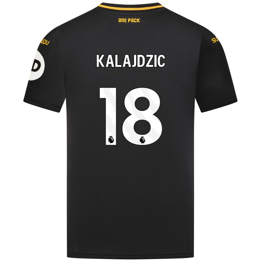 Pánské Sasa Kalajdzic #18 Černý Daleko Hráčské Dresy 2024/25 Dres