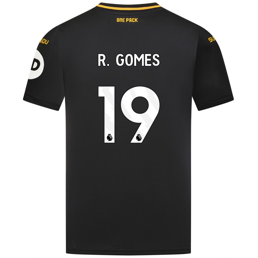 Pánské Rodrigo Gomes #19 Černý Daleko Hráčské Dresy 2024/25 Dres