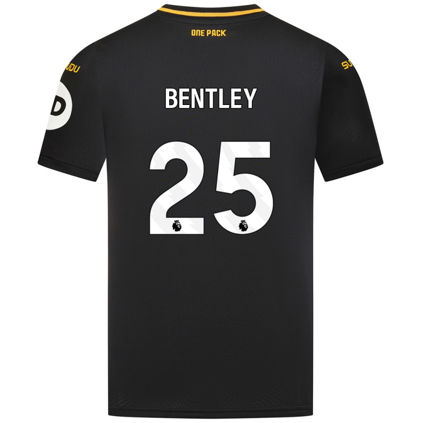 Pánské Daniel Bentley #25 Černý Daleko Hráčské Dresy 2024/25 Dres