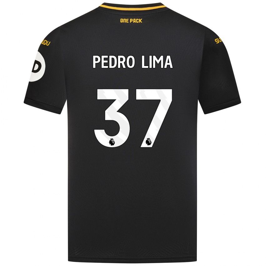 Pánské Pedro Lima #37 Černý Daleko Hráčské Dresy 2024/25 Dres