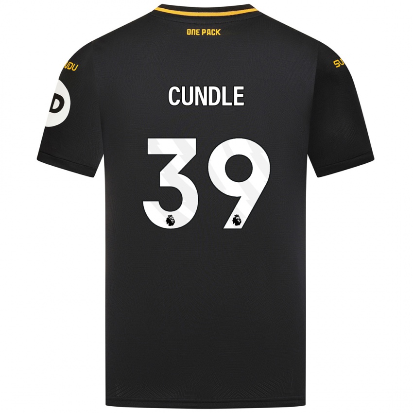 Pánské Luke Cundle #39 Černý Daleko Hráčské Dresy 2024/25 Dres