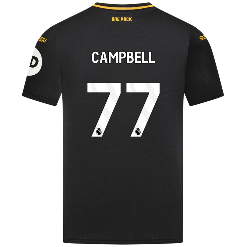 Pánské Chem Campbell #77 Černý Daleko Hráčské Dresy 2024/25 Dres