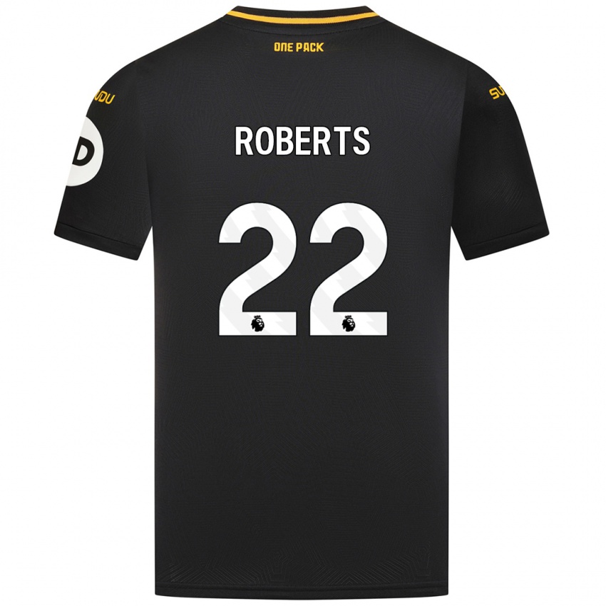 Pánské Beth Roberts #22 Černý Daleko Hráčské Dresy 2024/25 Dres