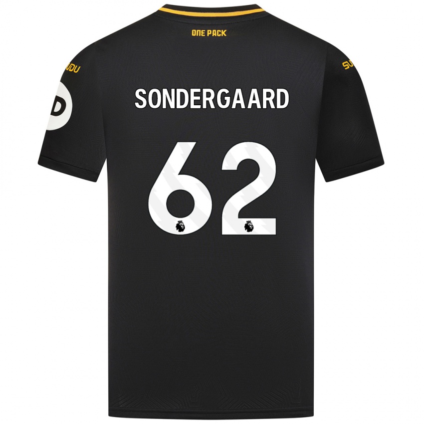 Pánské Andreas Sondergaard #62 Černý Daleko Hráčské Dresy 2024/25 Dres