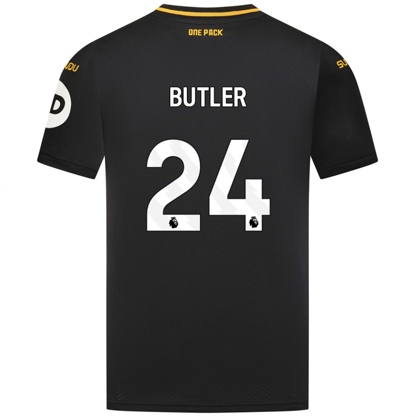 Pánské Elli Butler #24 Černý Daleko Hráčské Dresy 2024/25 Dres