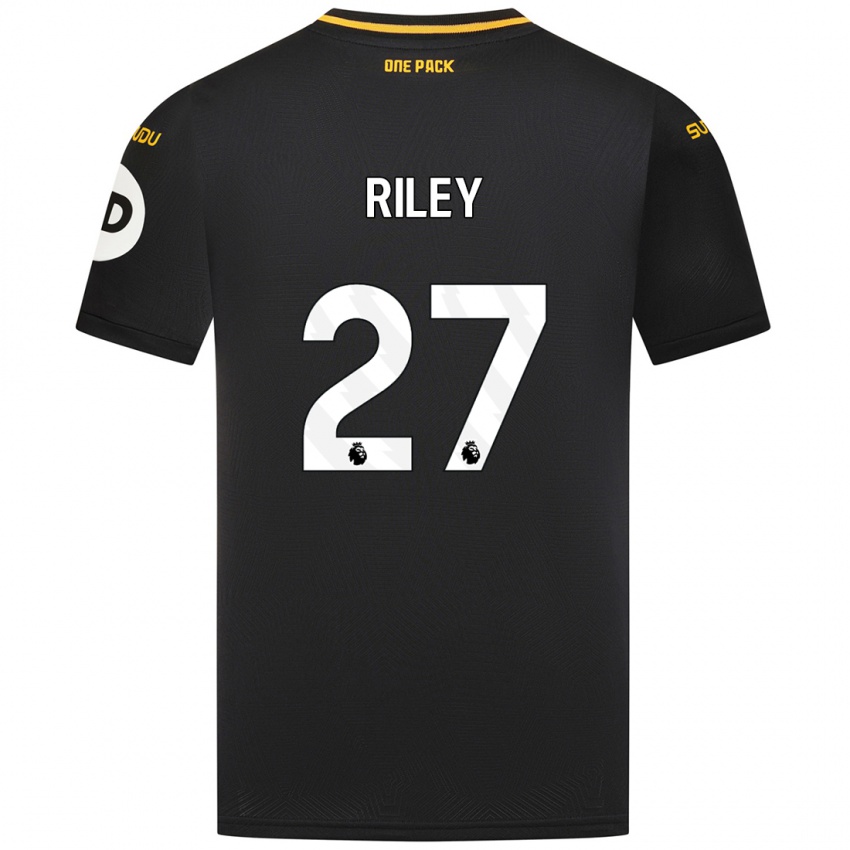 Pánské Lauren Riley #27 Černý Daleko Hráčské Dresy 2024/25 Dres