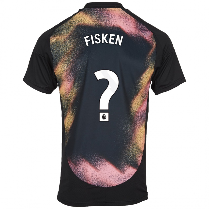 Pánské Alfie Fisken #0 Černá Bílá Daleko Hráčské Dresy 2024/25 Dres