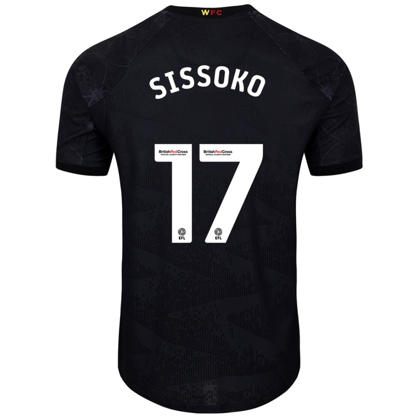 Pánské Moussa Sissoko #17 Černá Bílá Daleko Hráčské Dresy 2024/25 Dres