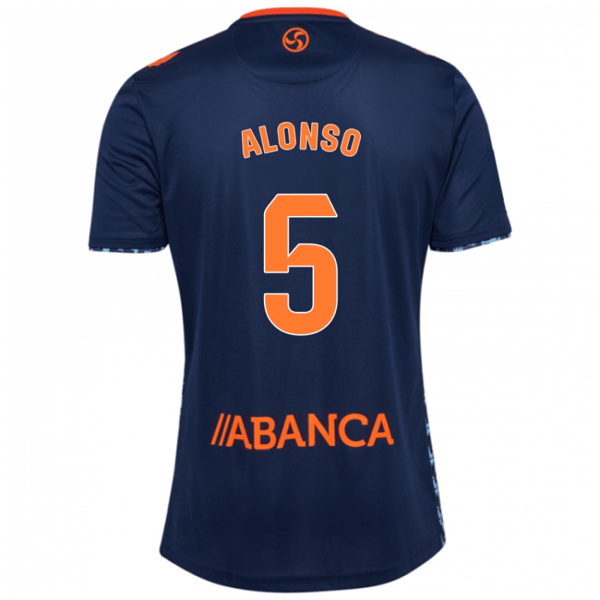 Pánské Gael Alonso #5 Námořnická Modř Daleko Hráčské Dresy 2024/25 Dres