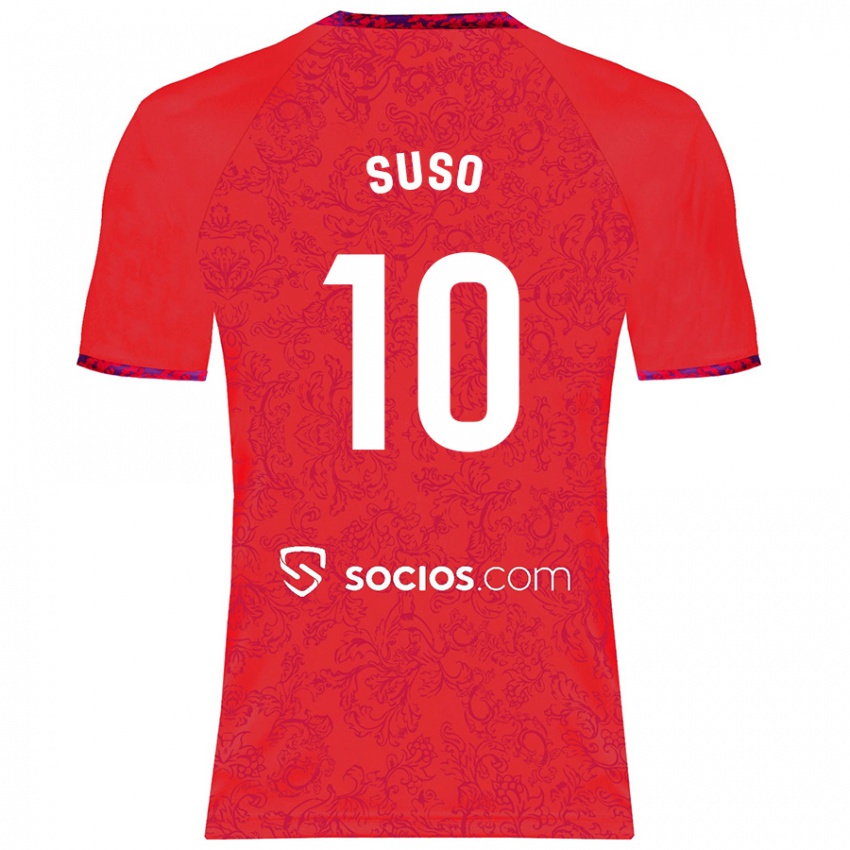 Pánské Suso #10 Červený Daleko Hráčské Dresy 2024/25 Dres