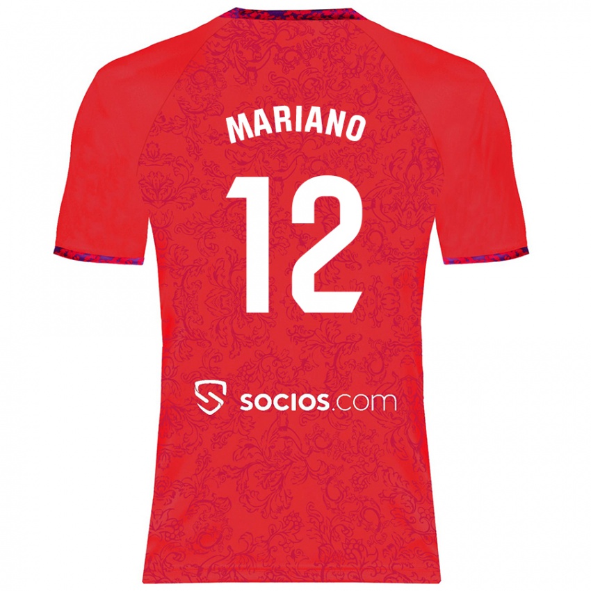 Pánské Mariano Diaz #12 Červený Daleko Hráčské Dresy 2024/25 Dres