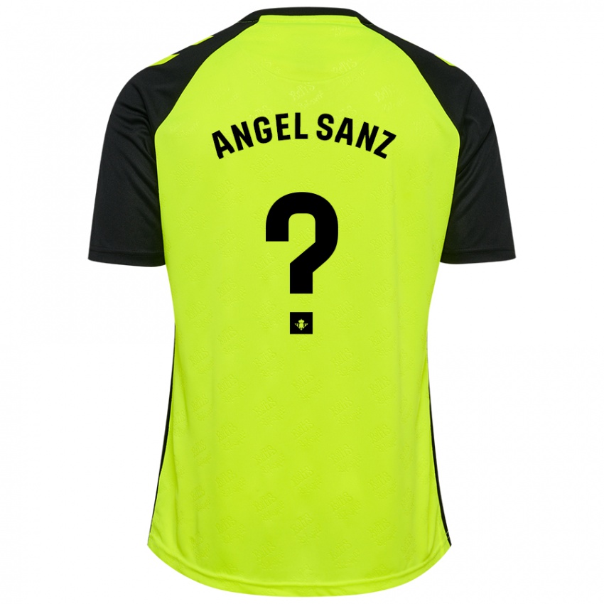 Pánské Miguel Ángel Sanz #0 Fluorescenční Žlutá Černá Daleko Hráčské Dresy 2024/25 Dres