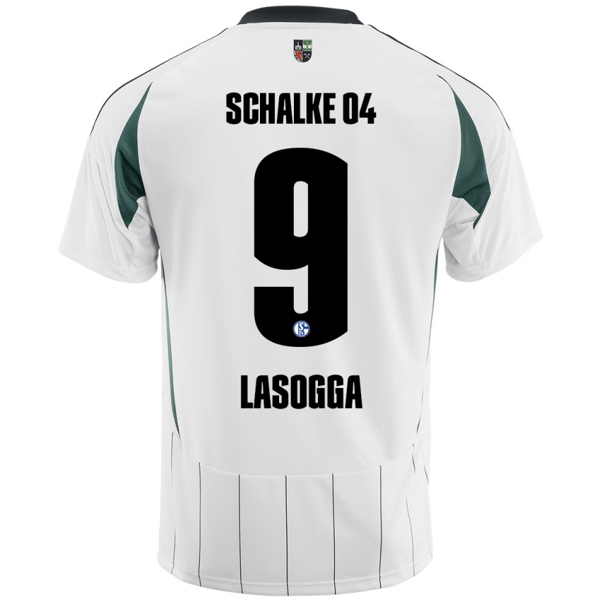 Pánské Pierre-Michel Lasogga #9 Bílá Zelená Daleko Hráčské Dresy 2024/25 Dres