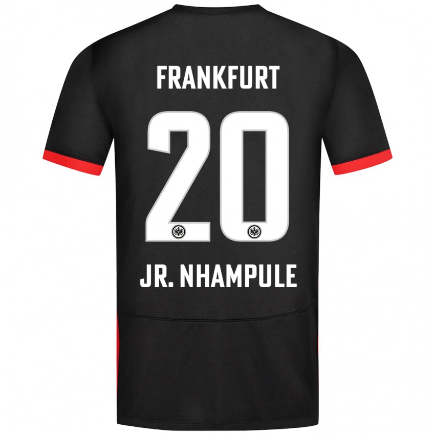 Pánské Antonio Junior Nhampule #20 Černý Daleko Hráčské Dresy 2024/25 Dres