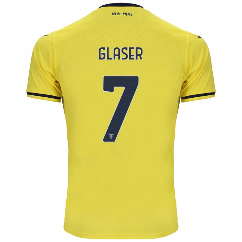 Pánské Julia Glaser #7 Žluť Daleko Hráčské Dresy 2024/25 Dres