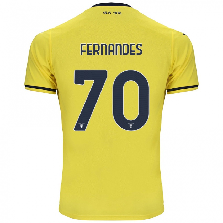 Pánské Saná Fernandes #70 Žluť Daleko Hráčské Dresy 2024/25 Dres