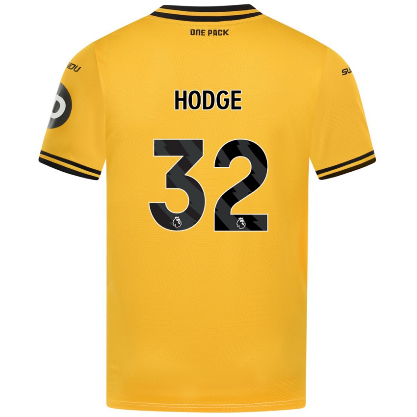 Dámské Joe Hodge #32 Žluť Domů Hráčské Dresy 2024/25 Dres