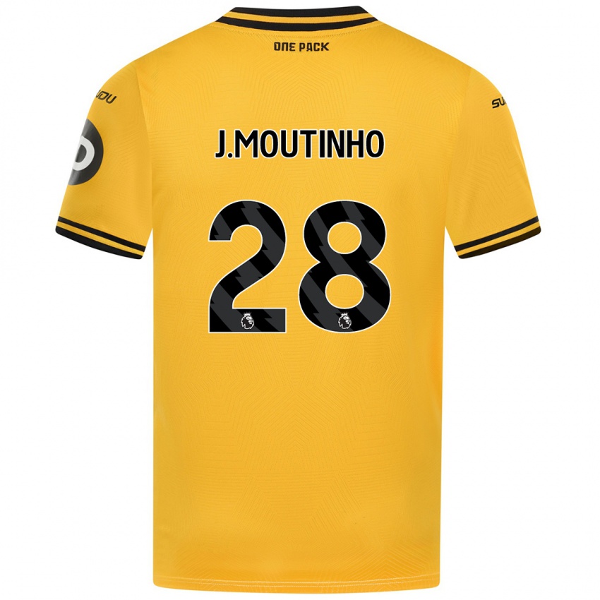 Dámské Joao Moutinho #28 Žluť Domů Hráčské Dresy 2024/25 Dres