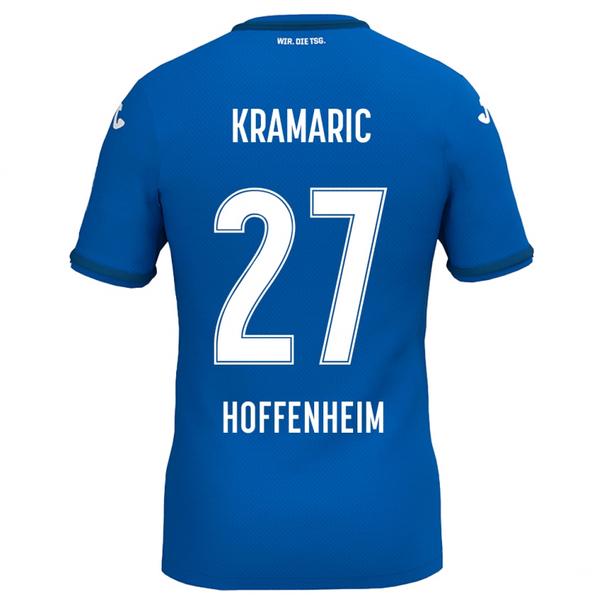 Dámské Andrej Kramaric #27 Královská Modř Domů Hráčské Dresy 2024/25 Dres