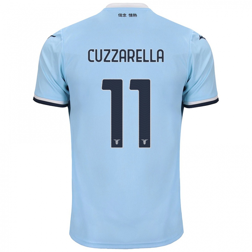 Dámské Cristian Cuzzarella #11 Modrý Domů Hráčské Dresy 2024/25 Dres