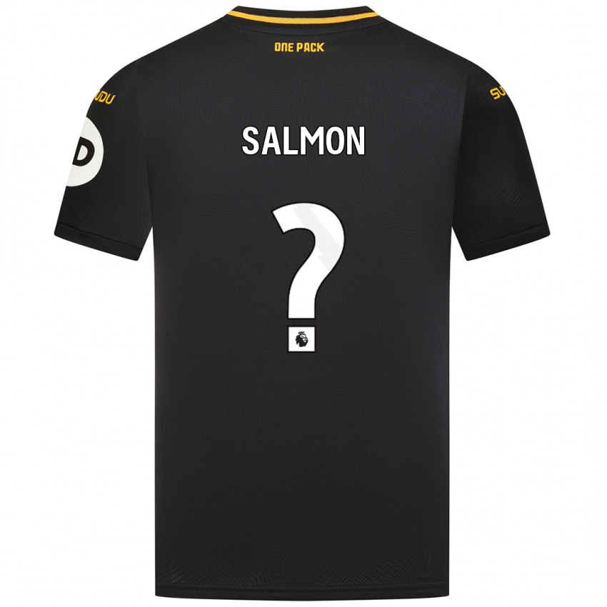 Dámské Fabian Salmon #0 Černý Daleko Hráčské Dresy 2024/25 Dres