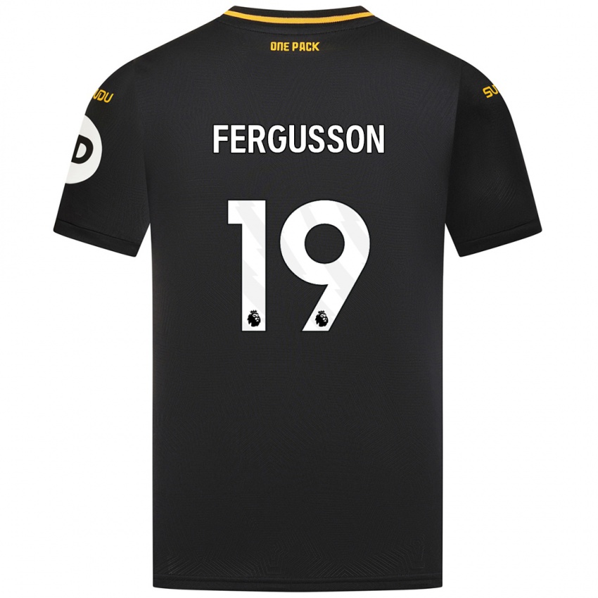 Dámské Liv Fergusson #19 Černý Daleko Hráčské Dresy 2024/25 Dres