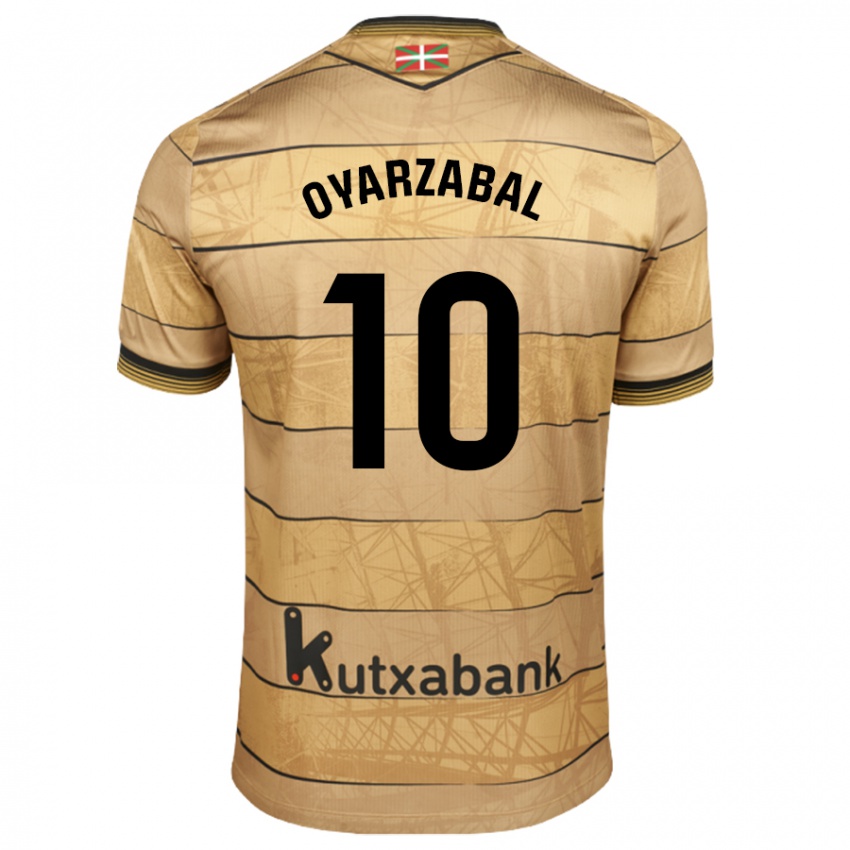 Dámské Mikel Oyarzabal #10 Hnědý Daleko Hráčské Dresy 2024/25 Dres