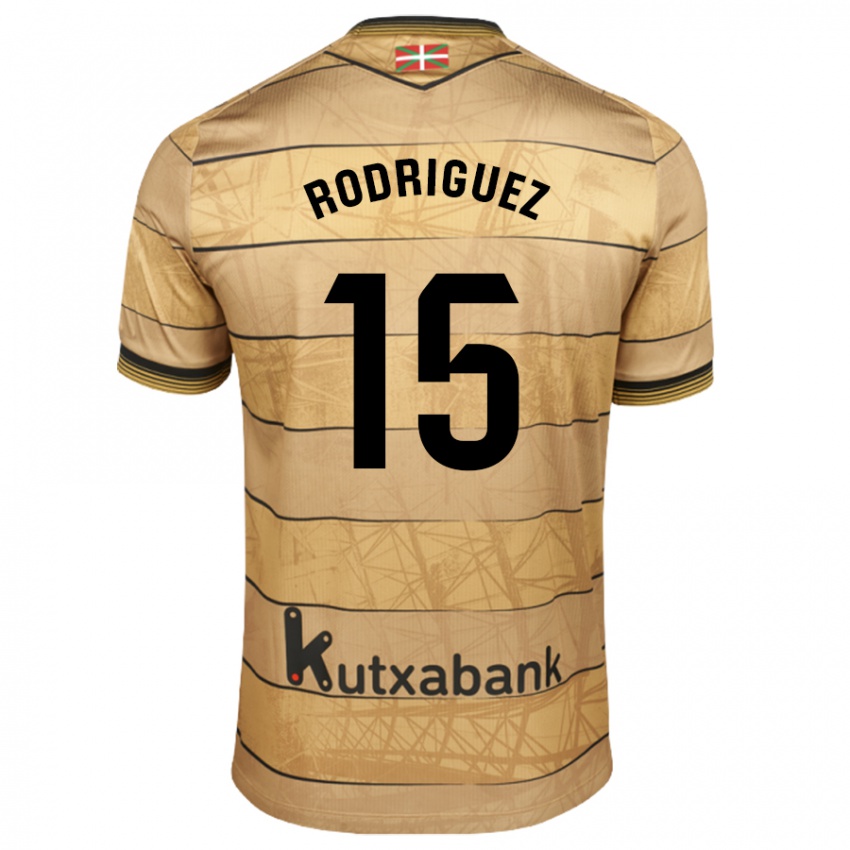 Dámské Peru Rodriguez #15 Hnědý Daleko Hráčské Dresy 2024/25 Dres