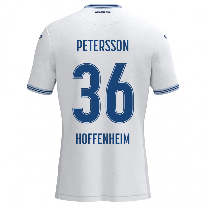 Dámské Lúkas Petersson #36 Bílá Modrá Daleko Hráčské Dresy 2024/25 Dres