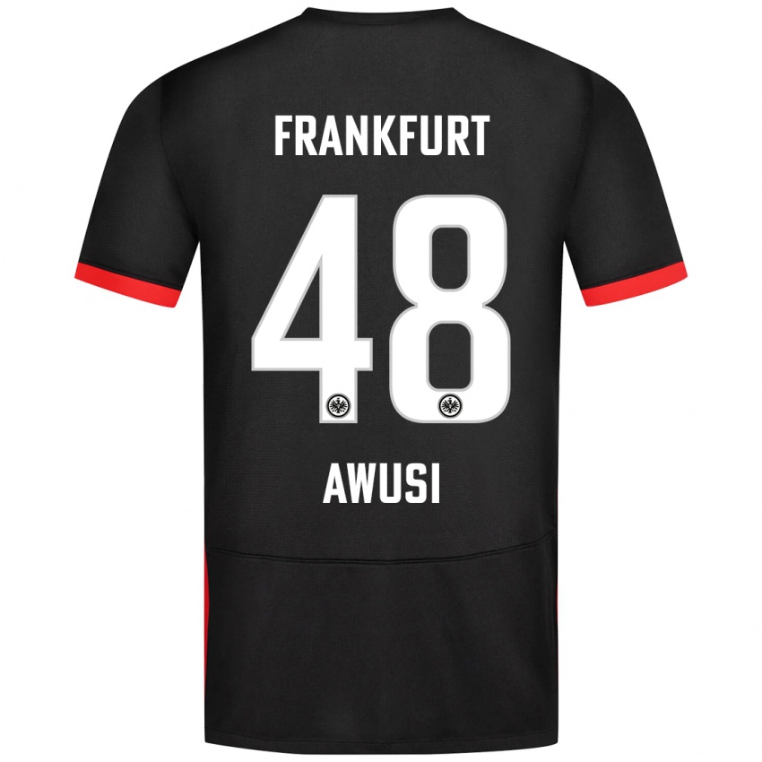 Dámské Junior Awusi #48 Černý Daleko Hráčské Dresy 2024/25 Dres