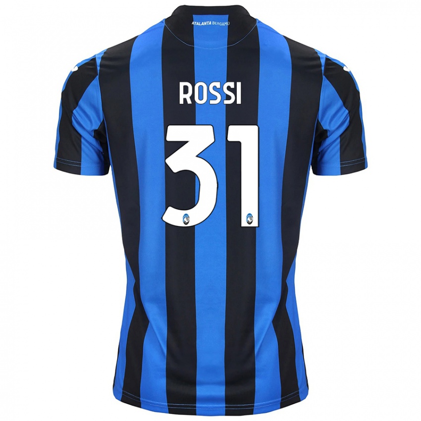 Dětské Francesco Rossi #31 Modrá Černá Domů Hráčské Dresy 2024/25 Dres