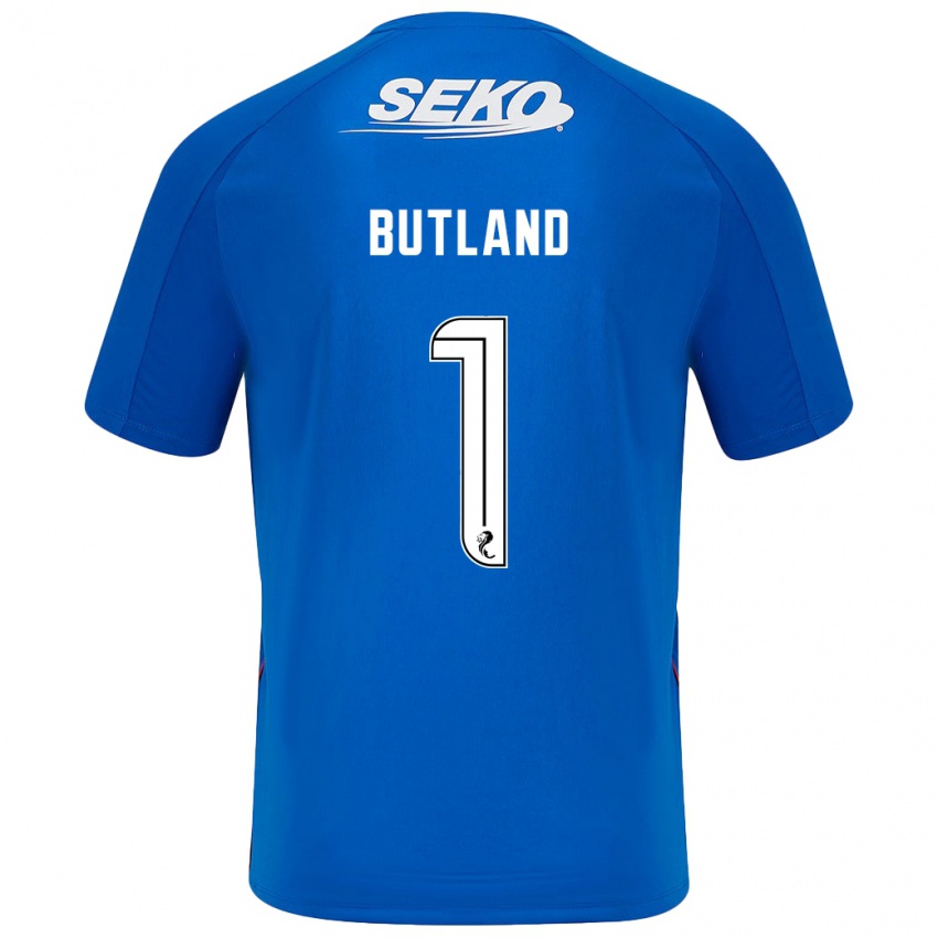 Dětské Jack Butland #1 Tmavě Modrá Domů Hráčské Dresy 2024/25 Dres