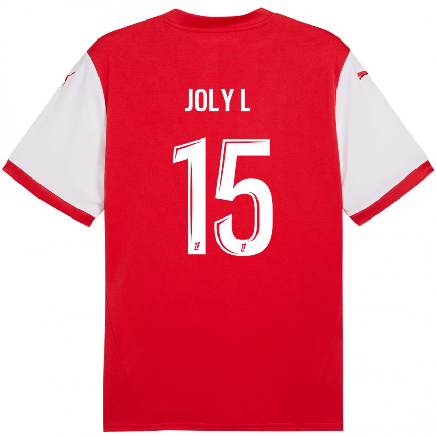 Dětské Lou Ann Joly #15 Červená Bílá Domů Hráčské Dresy 2024/25 Dres