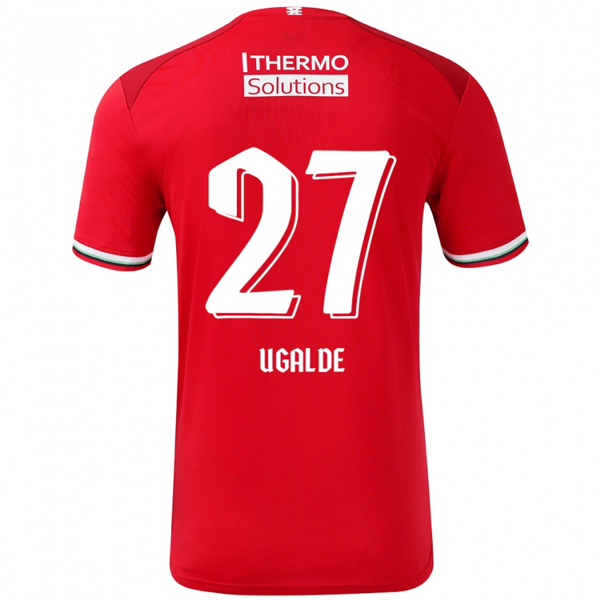 Dětské Manfred Ugalde #27 Červená Bílá Domů Hráčské Dresy 2024/25 Dres