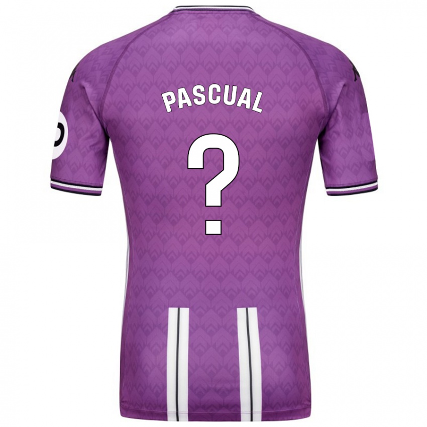 Dětské Adrián Pascual #0 Fialová Bílá Domů Hráčské Dresy 2024/25 Dres