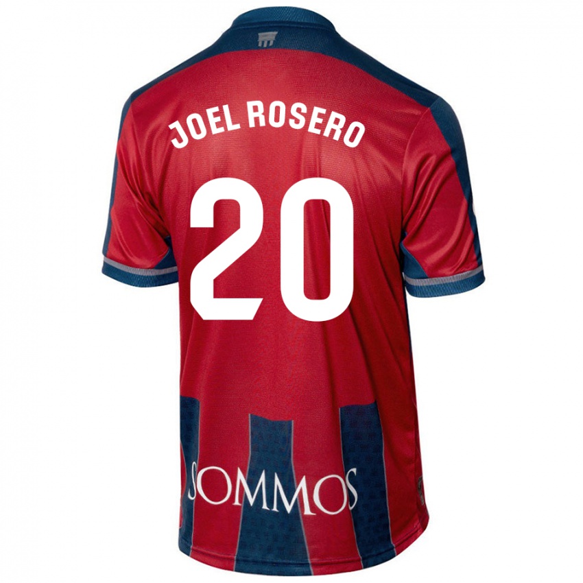 Dětské Alexis Joel Rosero #20 Červená Modrá Domů Hráčské Dresy 2024/25 Dres