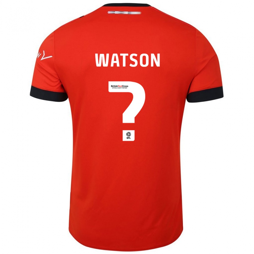 Dětské Louie Watson #0 Oranžově Černá Domů Hráčské Dresy 2024/25 Dres