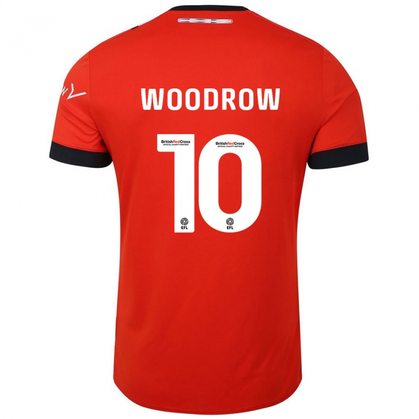 Dětské Cauley Woodrow #10 Oranžově Černá Domů Hráčské Dresy 2024/25 Dres