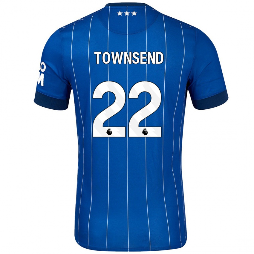 Dětské Conor Townsend #22 Námořnická Modř Domů Hráčské Dresy 2024/25 Dres