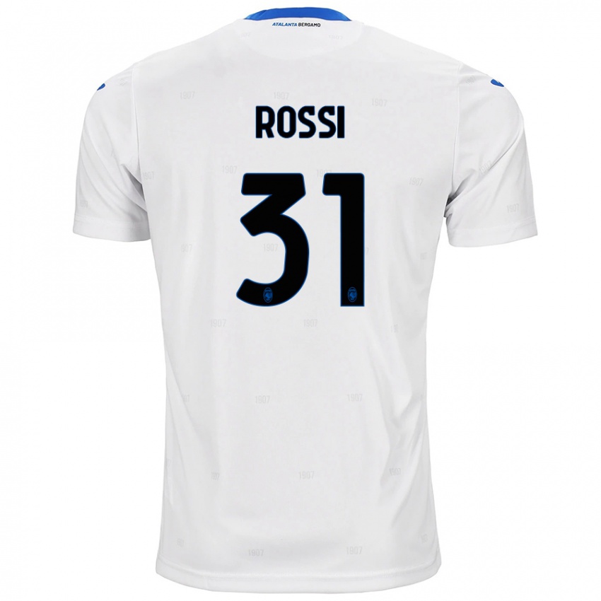 Dětské Francesco Rossi #31 Bílý Daleko Hráčské Dresy 2024/25 Dres