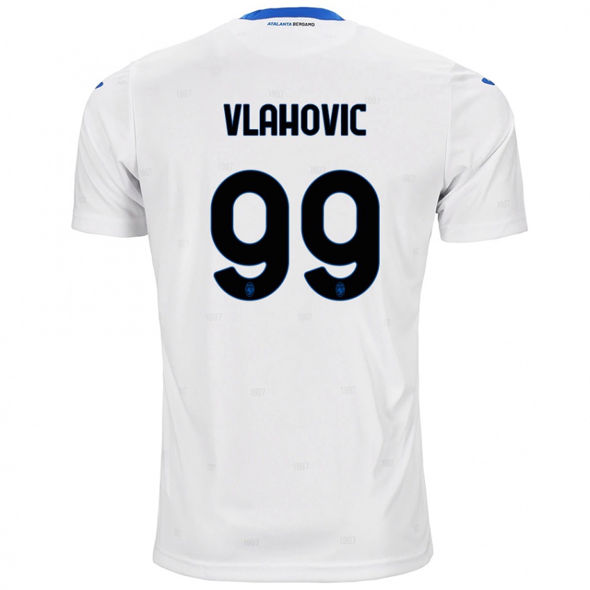 Dětské Vanja Vlahovic #99 Bílý Daleko Hráčské Dresy 2024/25 Dres