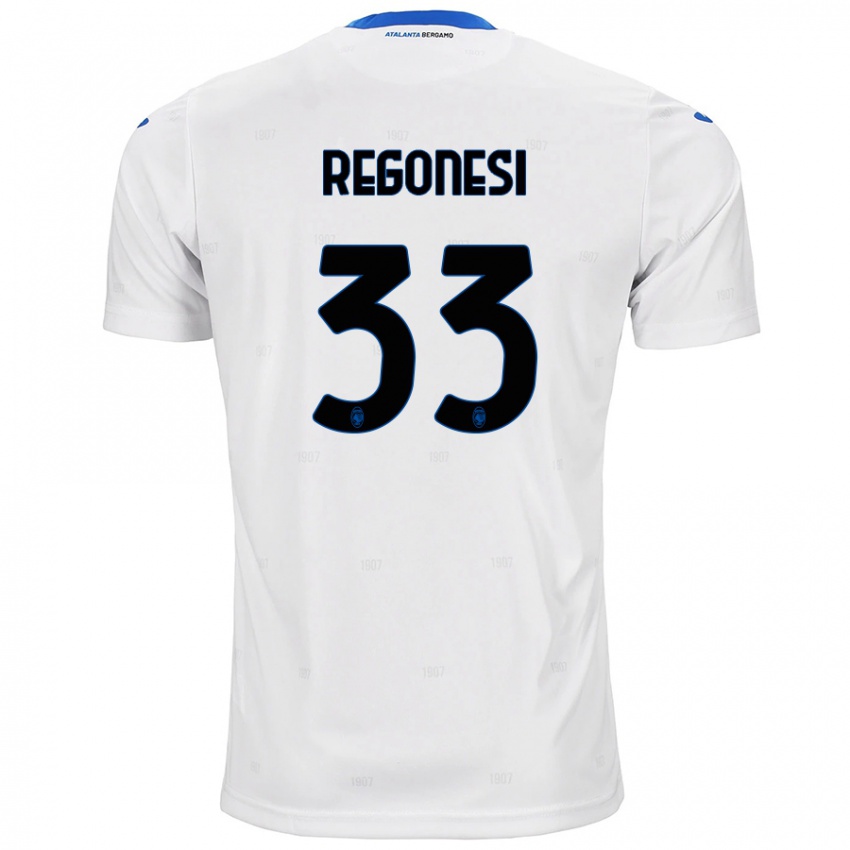 Dětské Iacopo Regonesi #33 Bílý Daleko Hráčské Dresy 2024/25 Dres