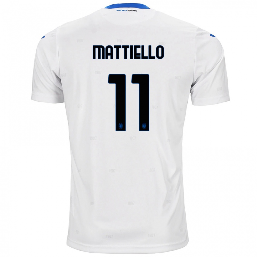 Dětské Federico Mattiello #11 Bílý Daleko Hráčské Dresy 2024/25 Dres