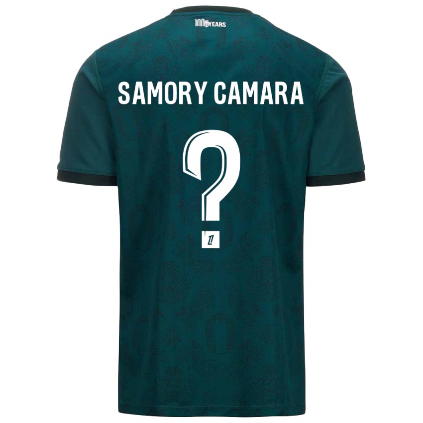 Dětské Verges Samory Camara #0 Tmavě Zelená Daleko Hráčské Dresy 2024/25 Dres