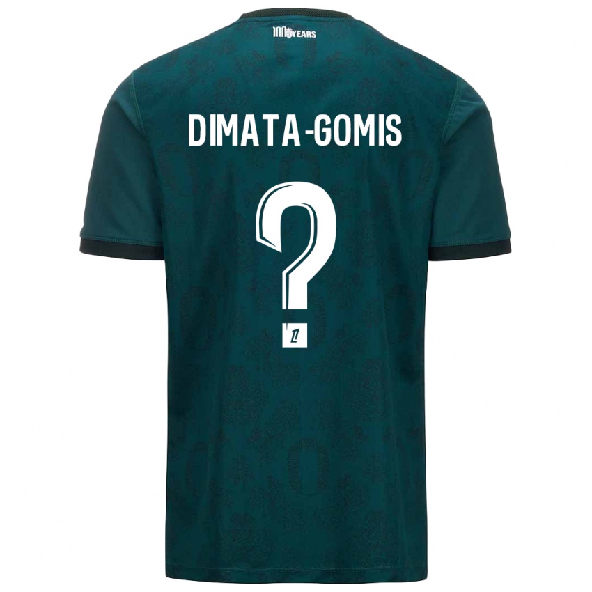 Dětské Kamron Dimata-Gomis #0 Tmavě Zelená Daleko Hráčské Dresy 2024/25 Dres