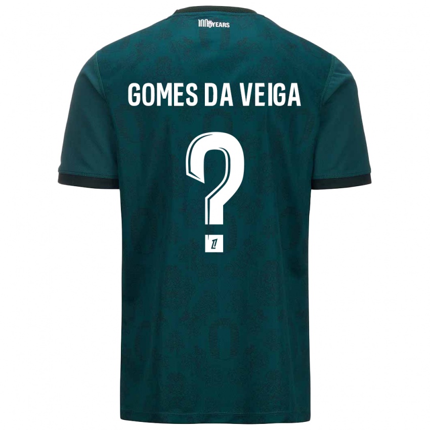 Dětské Melvin Gomes Da Veiga #0 Tmavě Zelená Daleko Hráčské Dresy 2024/25 Dres