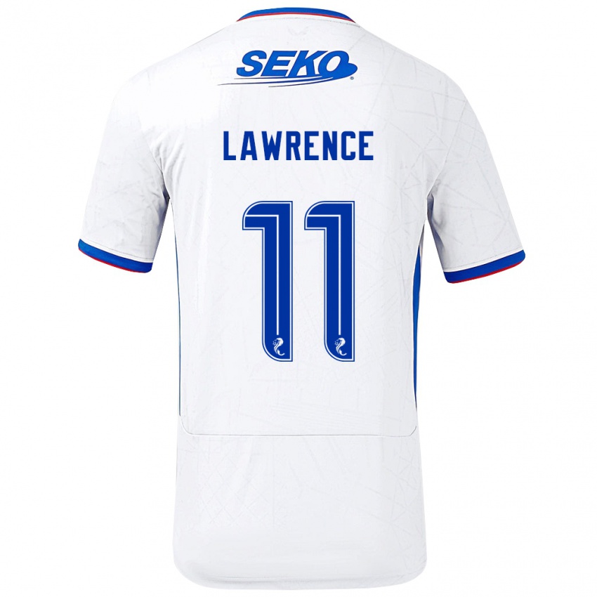 Dětské Tom Lawrence #11 Bílá Modrá Daleko Hráčské Dresy 2024/25 Dres