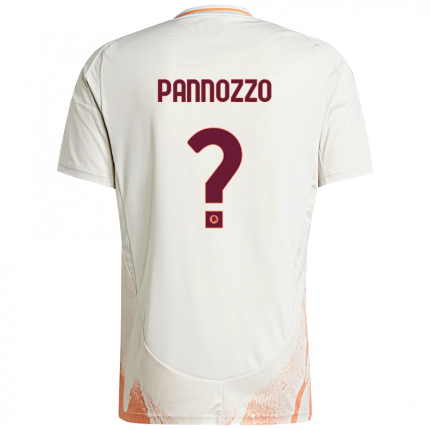 Dětské Nicolò Pannozzo #0 Krémová Bílá Oranžová Daleko Hráčské Dresy 2024/25 Dres