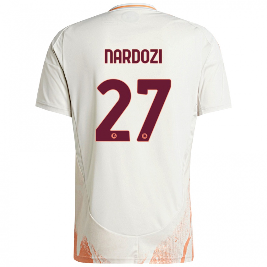 Dětské Manuel Nardozi #27 Krémová Bílá Oranžová Daleko Hráčské Dresy 2024/25 Dres